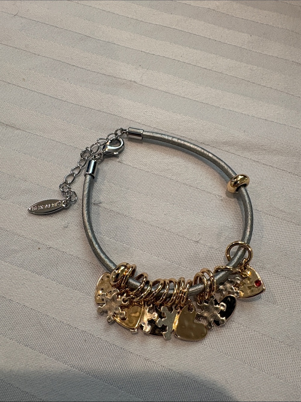 Demdaco Gold & Silver Tone Charm Bracelet - Women's Jewelry